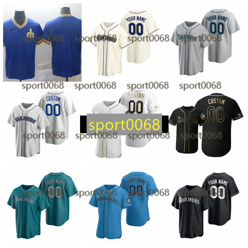 

Custom Seattle''Mariners Baseball Jerseys 24 Ken Griffey Jr. 51 Ichiro Suzuki 17 Mitch Haniger 11 Edgar Martinez 15 Kyle Seager 7 Marco Gonzales 1 Kyle Lewis 821, Nik