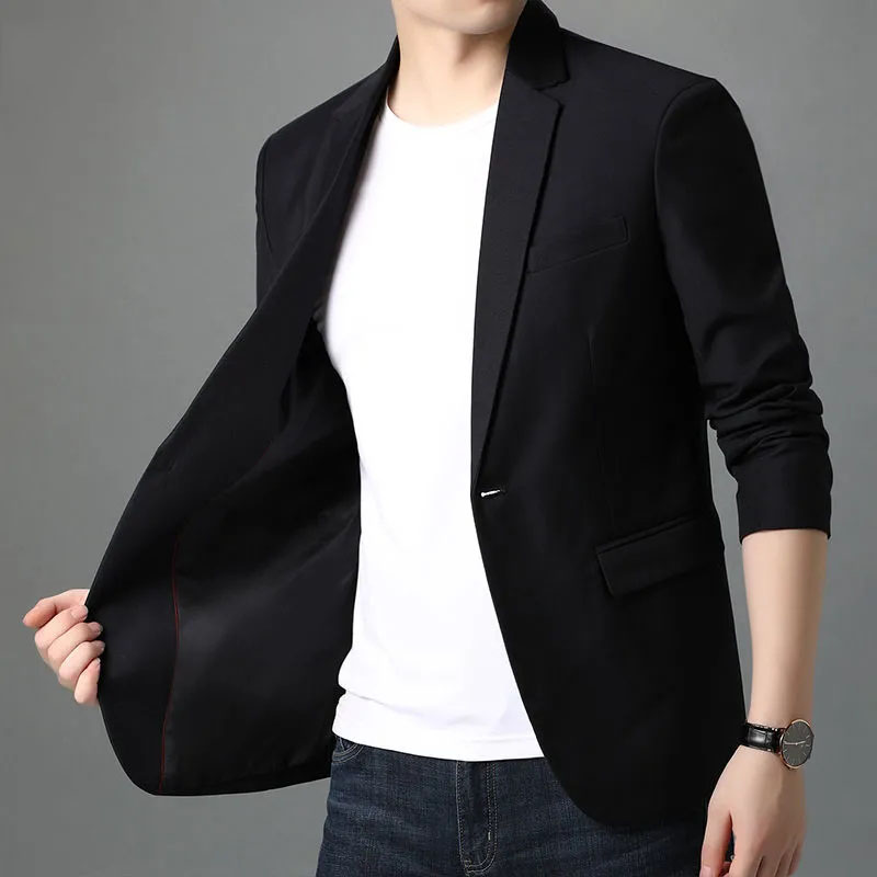 Costumes pour hommes Blazers Top Qualité Designer Vestes Pour Hommes D'affaires Survêtement Décontracté Mode Slim Fit Partie Un Bouton Costume Ma