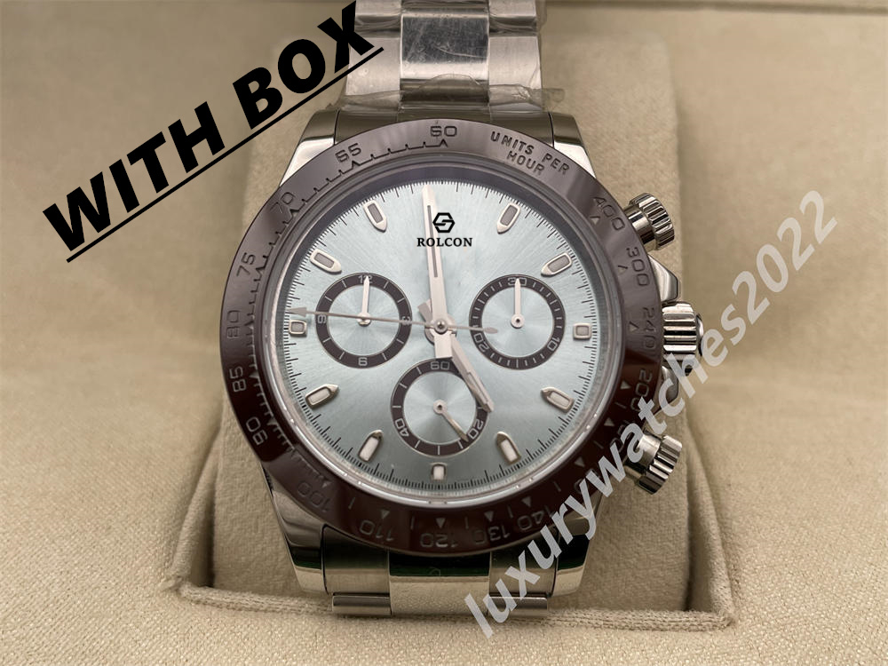 

factory watch V5 Mens Automatic Mechanical Sapphire Glass 40MM Stainless Steel sky blue Dial Montre de luxe Super luminous Waterproof Movement wristwatches, Watch a