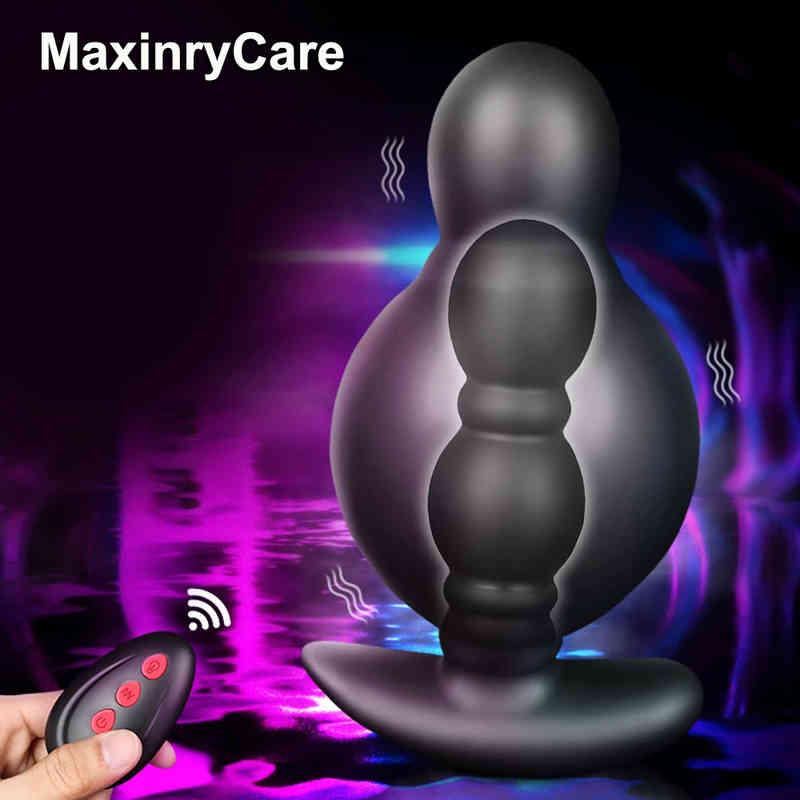 Massager Vibrator Toys Sex Penis Cock New Anal Inflatable Male Prostate Butt Plug Dildo Vi-image-797421754