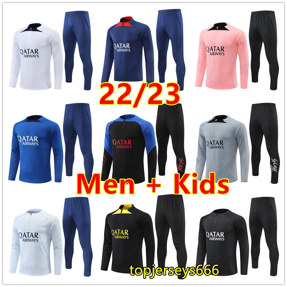 

22 23 Men football training suit kids soccer tracksuit 2022 2023 Mens kits tracksuits survetement foot chandal futbol tuta jogging, 17