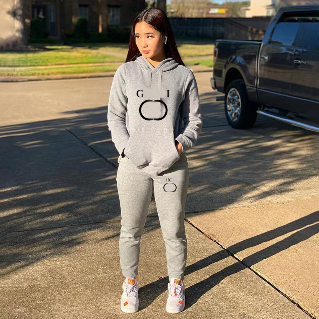 Luxury Women's Sports Tracksuits Designer Two Piece Sets Womens Outifits Female Pants Suit 2 Pieces Activewear Brand Casual Club Party Outfi-image-792780392