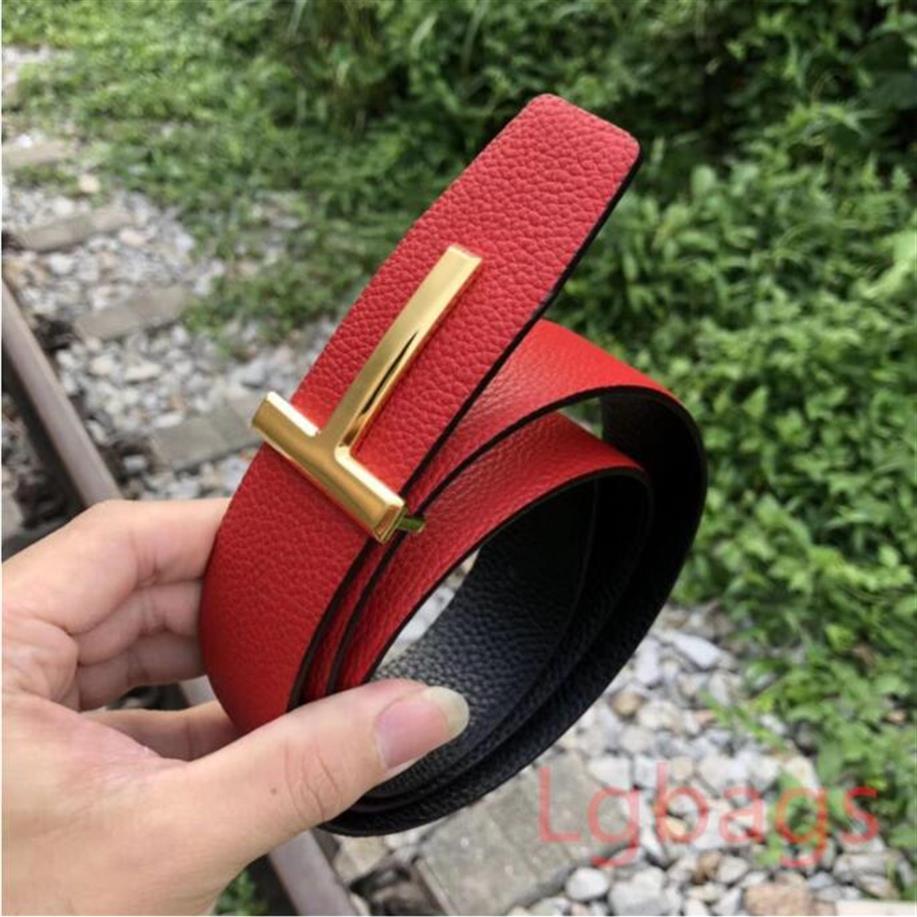 

2022 Designer Tom Belt Men Clothing Accessories Business Belts Big Buckle Fashion Women High Quality Genuine Leather Waistband Wit273K, With special box