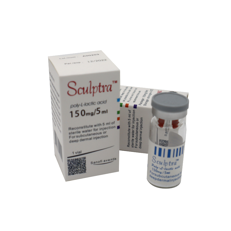 

Sculptra 10 vials x 5ml poly-l-lactic acid butt dermal filler revolax