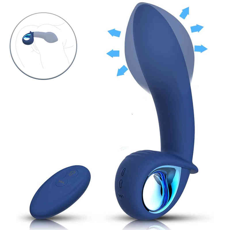 Massager Penis Cock Sex Toys G-spot Anal Vibrator Automatic Inflatable Prostate-image-797417193