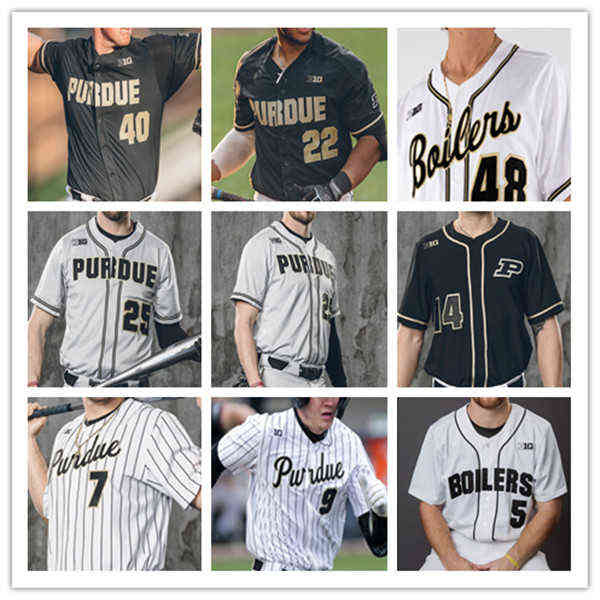 

Boilermakers NCAA Purdue Baseball Jersey Custom Landon Weins Jackson Smeltz Evan Albrecht Troy Viola CJ Valdez Jake Jarvis Curtis Washington, Man white