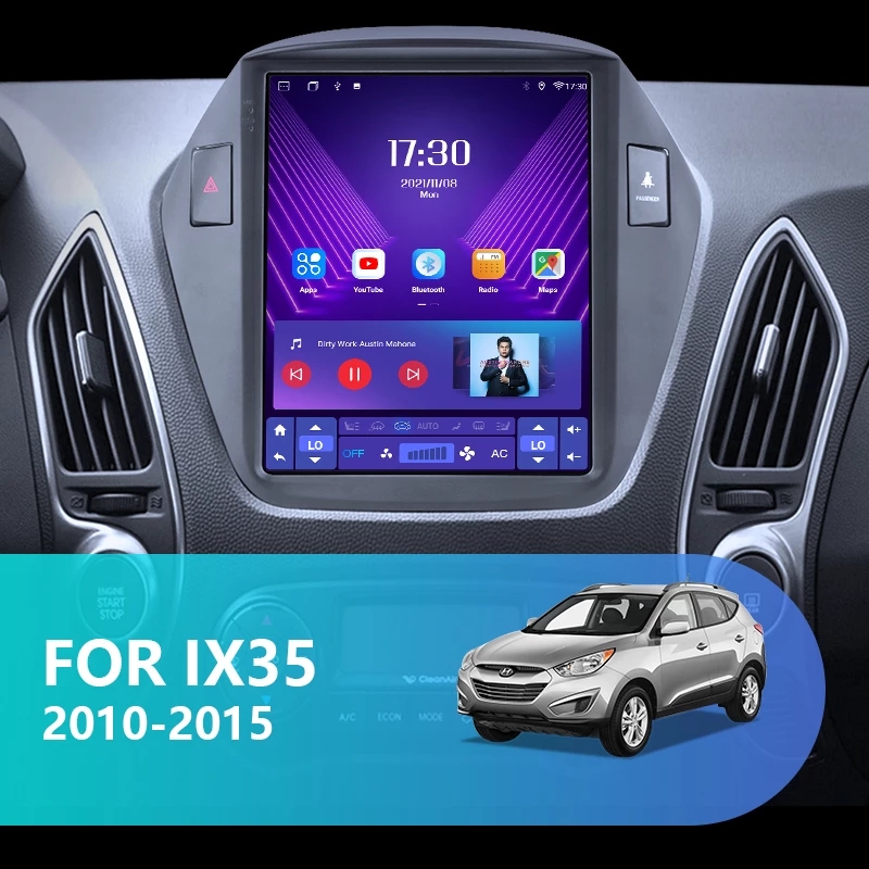 

2D in 9 Inch Android Car Video Radio for 2009-2015 Hyundai IX35 I support Bluetooth wifi Steering wheel control
