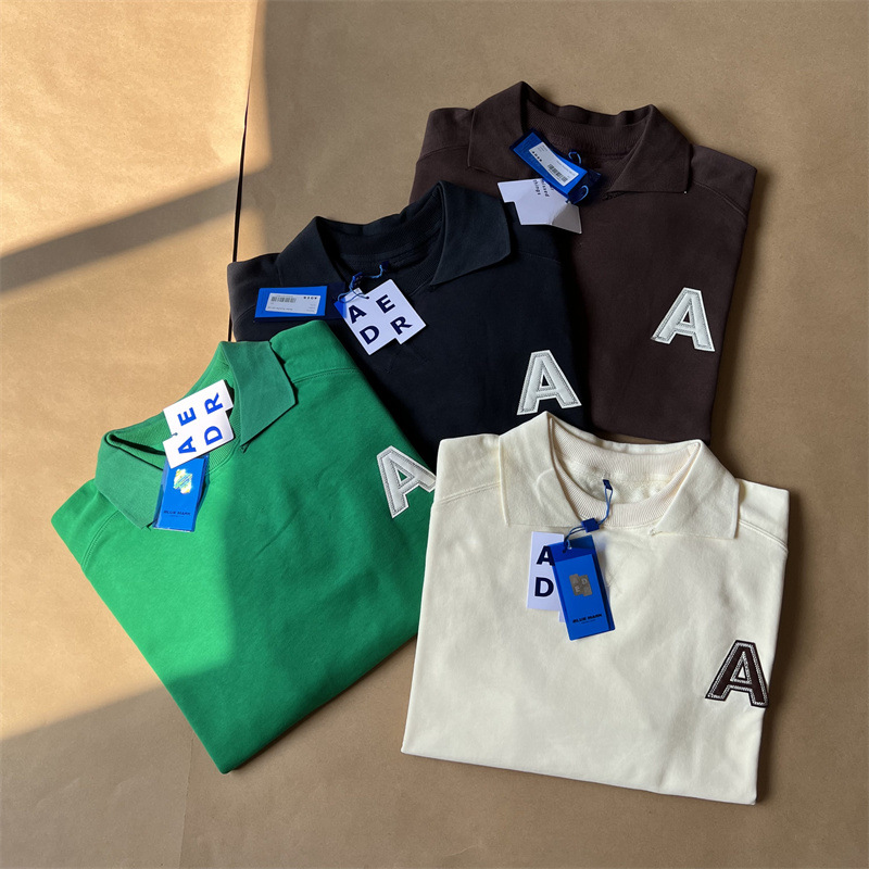 

Autumn Winter Leather Letter Sweatshirt Men Women Pullover Long Sleeve Hoodie