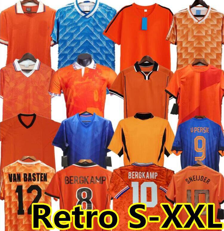 

1988 Retro Netherland Soccer Jersey 2012 Gullit Van Basten 2010 2000 2002 1998 1994 90 92 Holland vintage football shirts Classic 1996 Rijk
