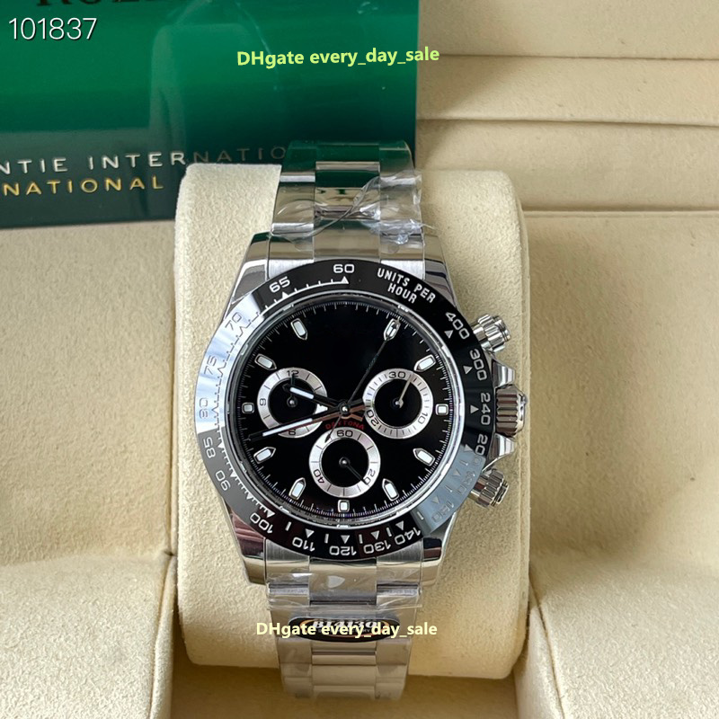 Montres masculines en c←ramique de mode Ultra-mince 12,2 mm Automatique m←canique Mouvement 4130 Mouvement 40 mm BT Fabriqu← 904L Saphir Luminal