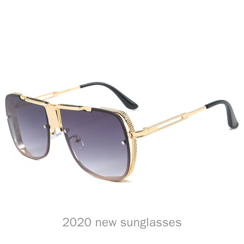 

Sunglasses Oversized Women Fashion One-piece Large Glasses Frame Retro Men Sunglasss Gradient Gary Lens UV400 NXSunglasses