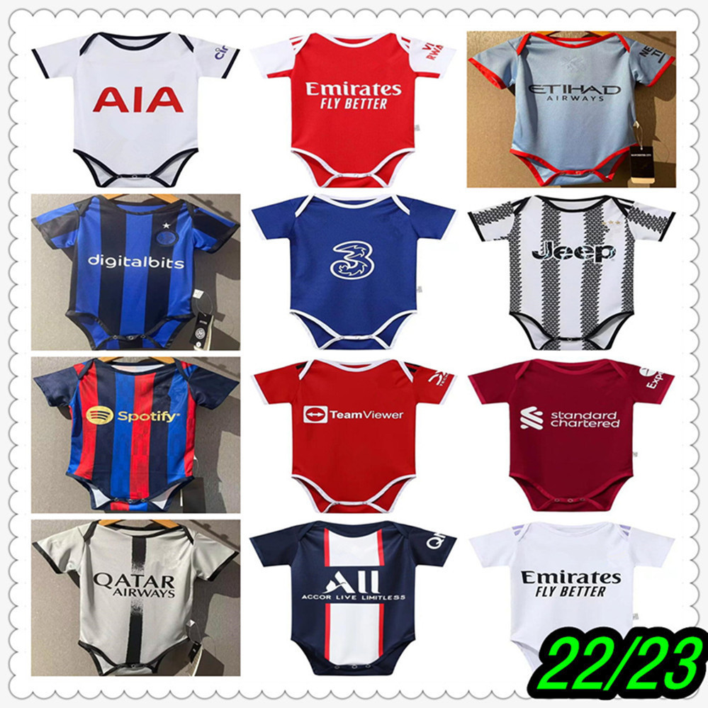 

22 23 kids football kits baby jerseys 2223 soccer jersey maillot foot shirt camisa de futebol 899