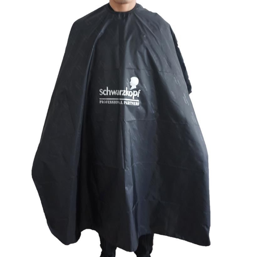 

Popular Salon Barber Cape In XL Size Professional Black Mens Head Hair Cutting Cape Gown For Hair Perming Coloring221H
