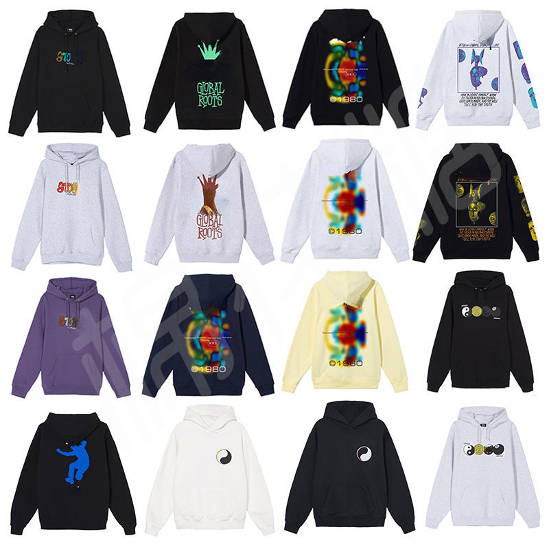 22ss mens hoodie Stu designer sweater men women sweatshirt hip-hop loose oversize printed hooded sweaters ins cotton sports pullover jacket