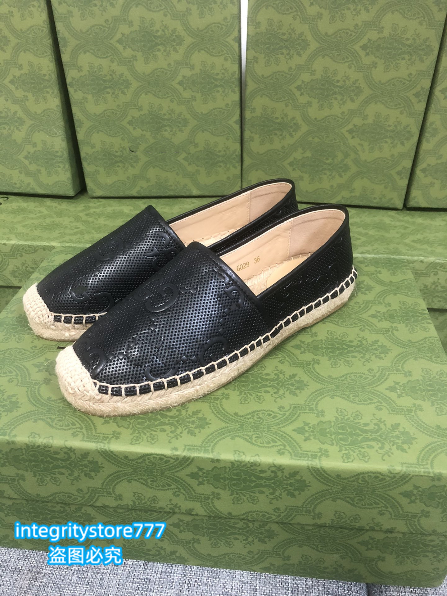 

X75 2022 NEW Women jacquard espadrille Designer Flat Shoes Leather Espadrilles Loafers Canvas Fashion Lady Girls White Calfskin Casual Shoes WIth logo size 35-41, Only box(no shoes)
