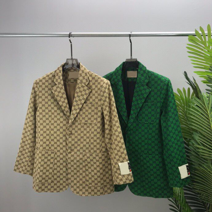 

Fall/Winter Men's plus size Outerwear & Coats Letter Print Wool Knit Fabric Fashion Unisex Blazer f3s22