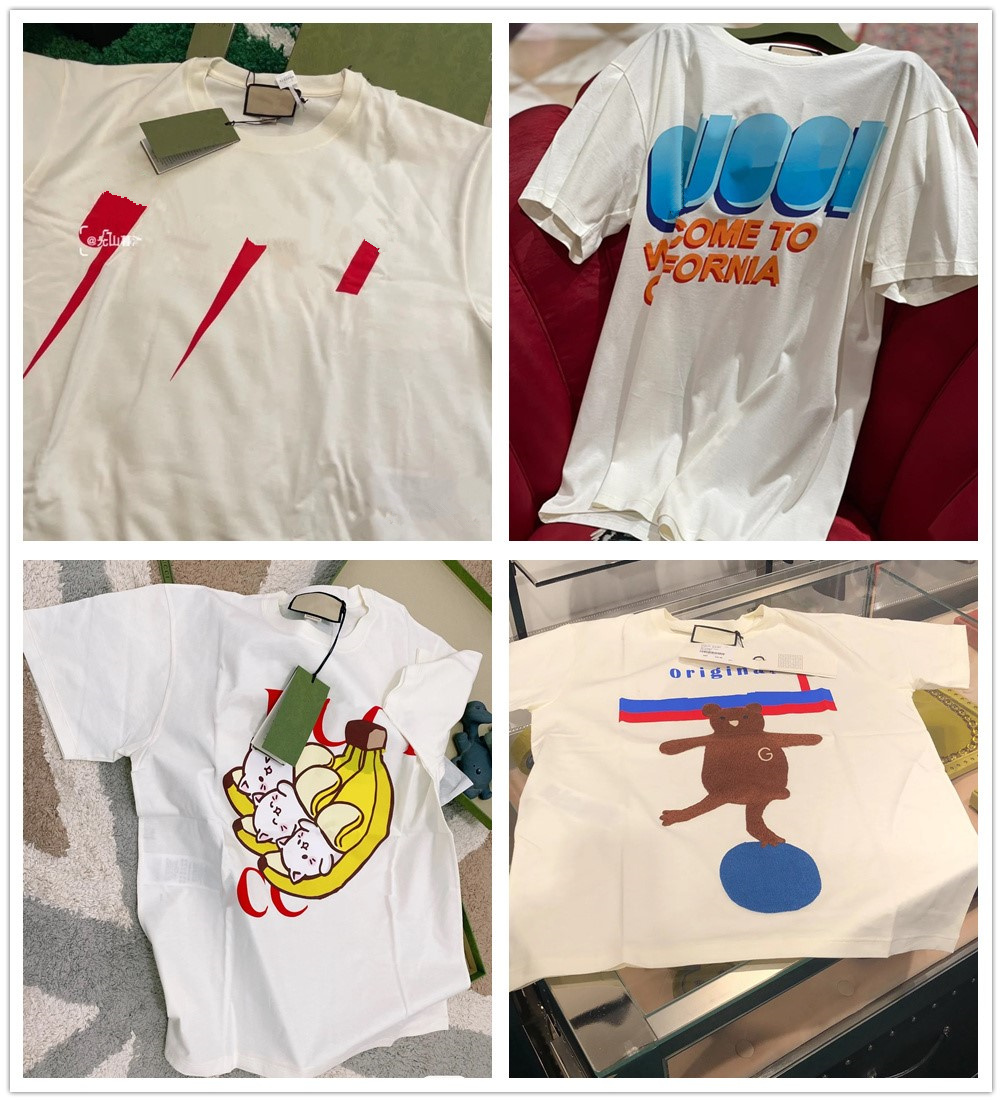 

2022 Summer Men And Women T Shirt Couples Fashion Luxury Brands Letter G Printing Short-Sleeved Ladies Casual Brand Round Neck T-shirt ff, G1 high quality