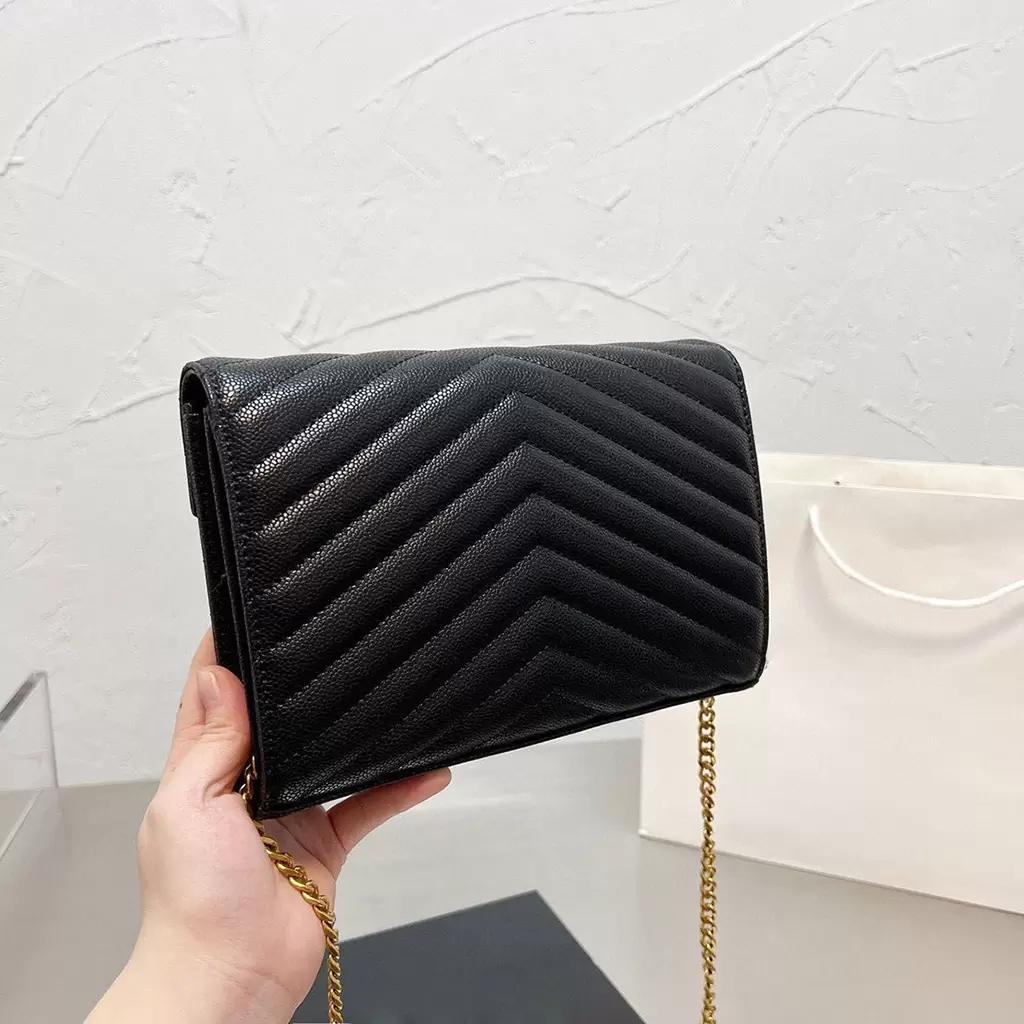 

loulou Designer handbag purses woman totes women Chain One Shoulder Fashion Casual sling Utility Nice Bb Alma Bag Black leather high quality, Empty box only