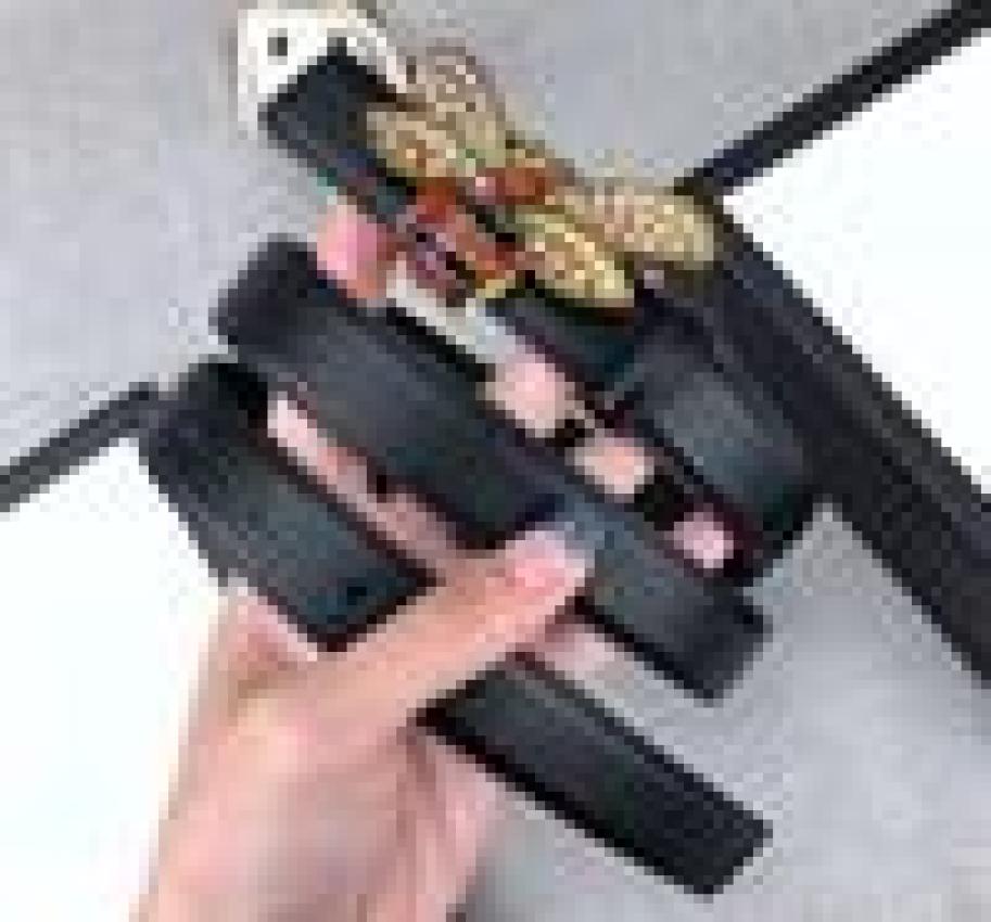 

Designer Belts Man Women Belt Brand Smooth Buckle 5 Models Bee Buckle Belt Width 24cmothers Width 38cm High Quality, Black