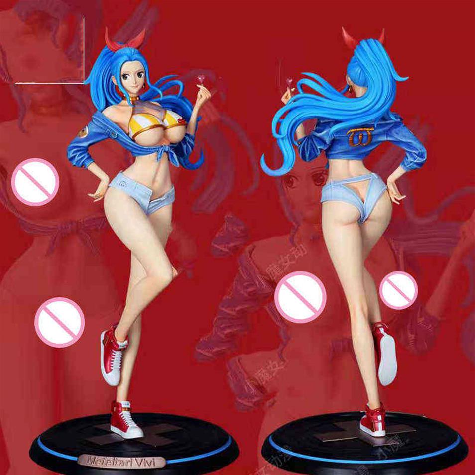 

Japanse Anime Figure GK Girl One Piece Nefertari Vivi Nami Boa Hancock PVC Action Figure Toy Game Statue Collection Doll Gift AA222659, No retail box