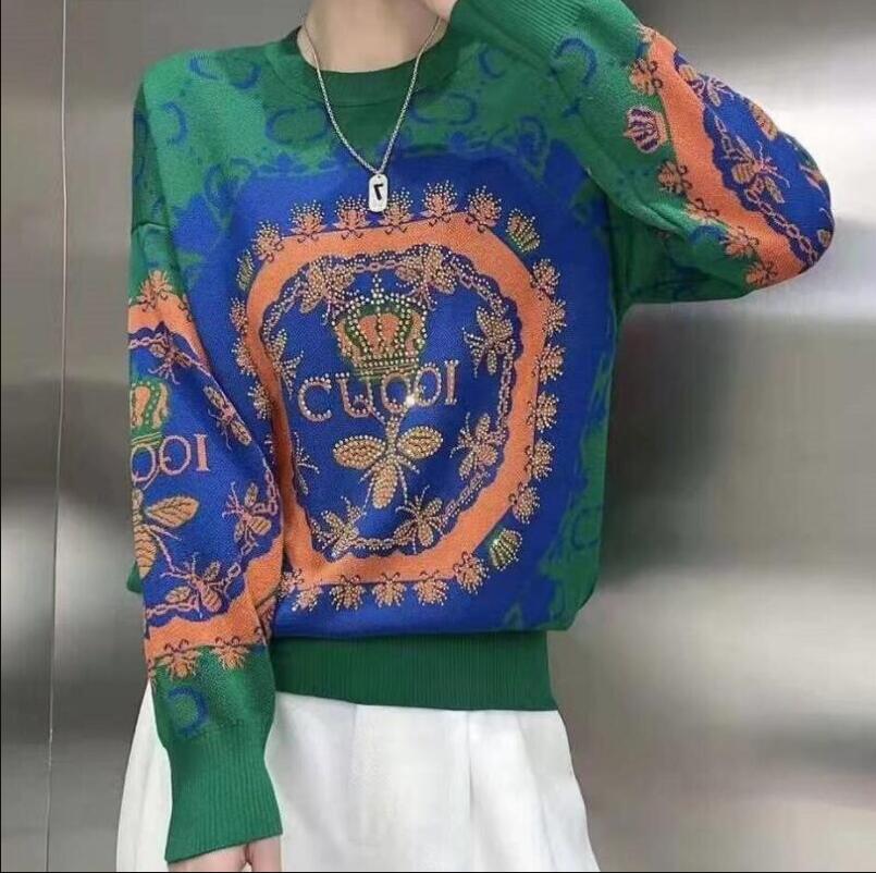 

Women's Sweaters Female designer Luxury Letter winter Outwear cardigan fashion high quality SupreTops, Orange