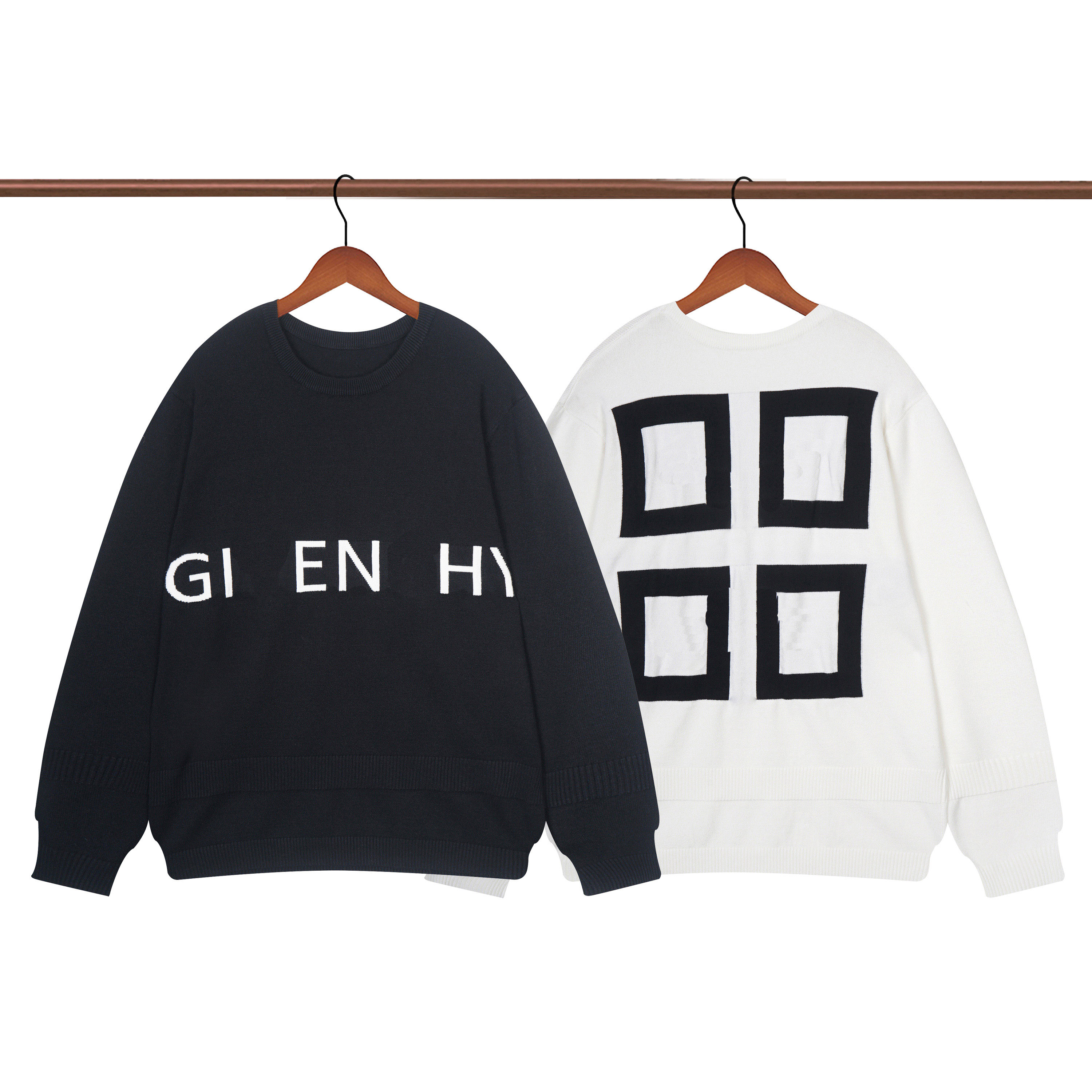 Designer mens sweater brand high-pitched turtleneck sweaters fashion trend clash color sweatshirt men s and womens clothing size M-XXXL