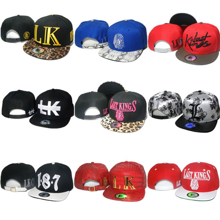 

72 Styles Last Kings Strapback Hats LK Leopard Caps Snapbacks Adjustable Hat Designer Hip hop Lastkings Snapback Baseball Cap Onli314f, Lk102