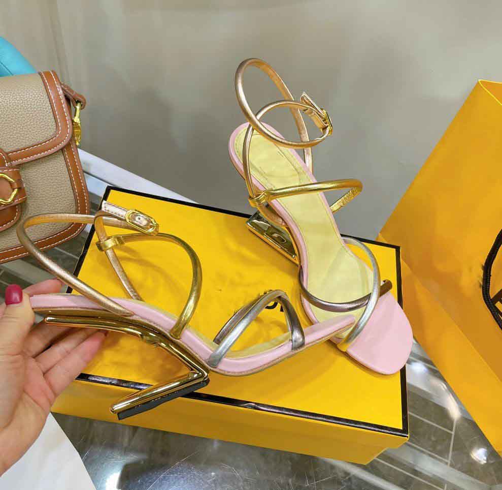 Perfect Summer Brand First Nappa Leather Sandals Shoes Women High-heeled Cross Strappy Party Dress Lady Sexy Gladiator Sandalias EU35-42 Box