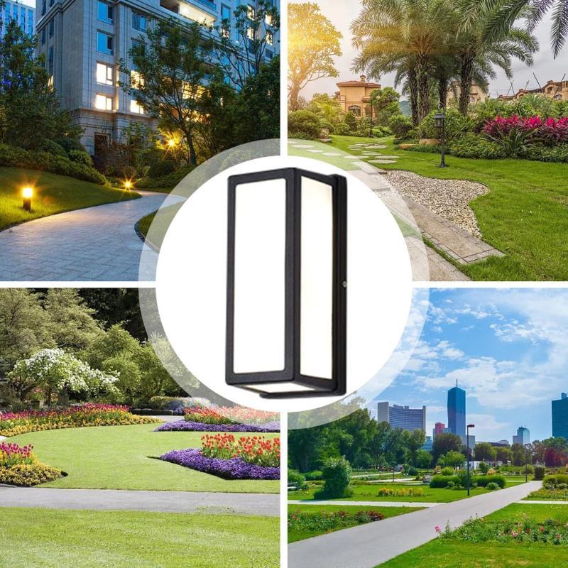 

Outdoor Wall Lamps Led Light Waterproof Durable Replaceable Human Body Induction Garden Lamp