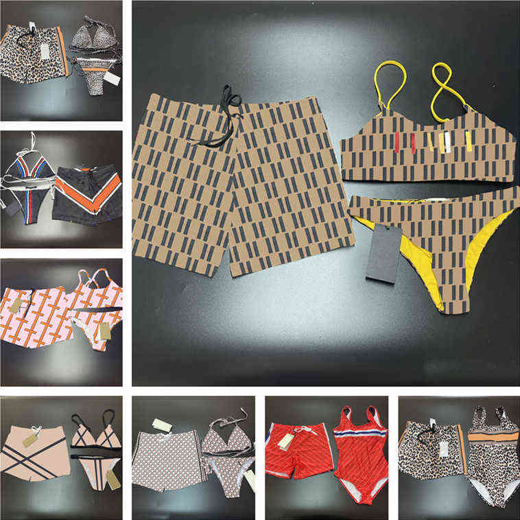 Couples de maillot de bain Designers Bikinis Bikinis sets pour hommes shorts de natation