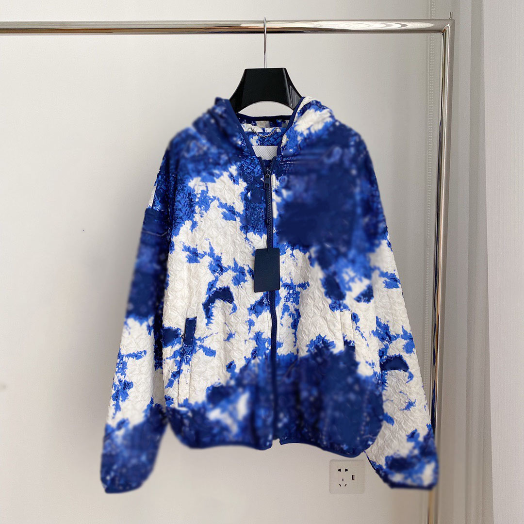 

2022SS URARE Men Outdoor Anti Uv Refl Jacket Water Resistant Quick Dry Thin Skin Windbreaker Hooded Sun Proof Jackets Reflective plus size 6U6h43r, Blue