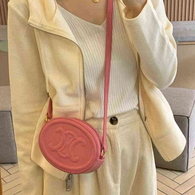 43cy 2022 New Arc de Triomphe Pig Nose rond Cake Cake Sac à la mode mignon Mini Single épaule messager petite fille