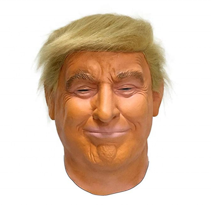 

Halloween April Fool's Day Party Masks Trump Face Mask Funny Costume Dress