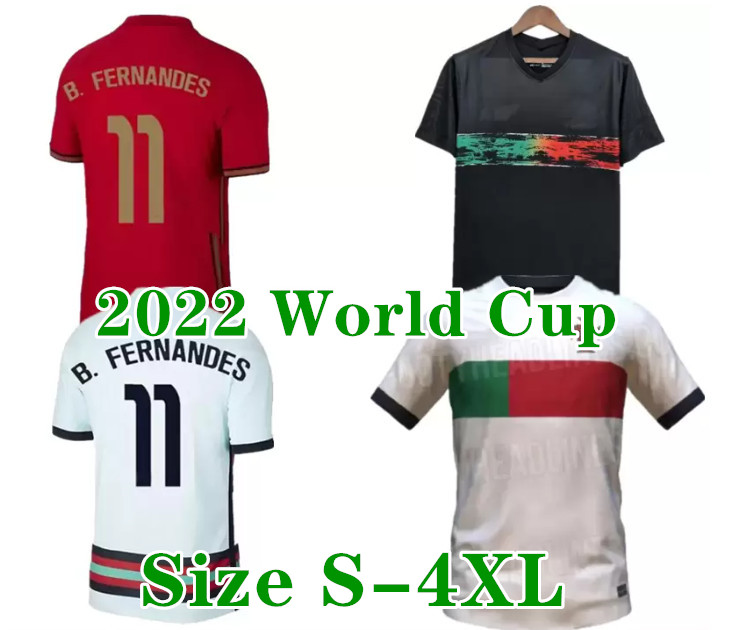 

S-4XL 22 23 Portuguesa JOAO FELIX soccer jerseys home away BERNARDOG.Guedes Bruno FERNANDES Portugieser 2022 Portuguese football shirt Men Kids kit sets