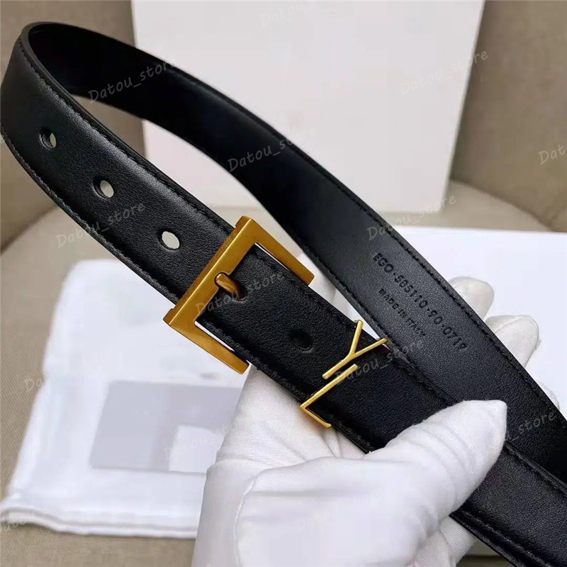 

Designer Leather Belts For Women Gold Letter Buckle Mens Y Belt Ladies Waistband, Free
