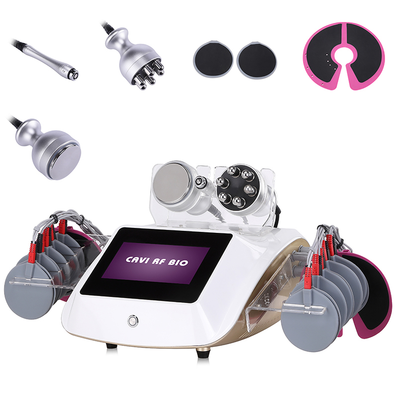 Professionnel 4 en 1 EMS Minceur Cavitation RF Stimulateur Musculaire Musculation Radio Fréquence Serrage De La Peau Lifting Du Visage Enlèvement