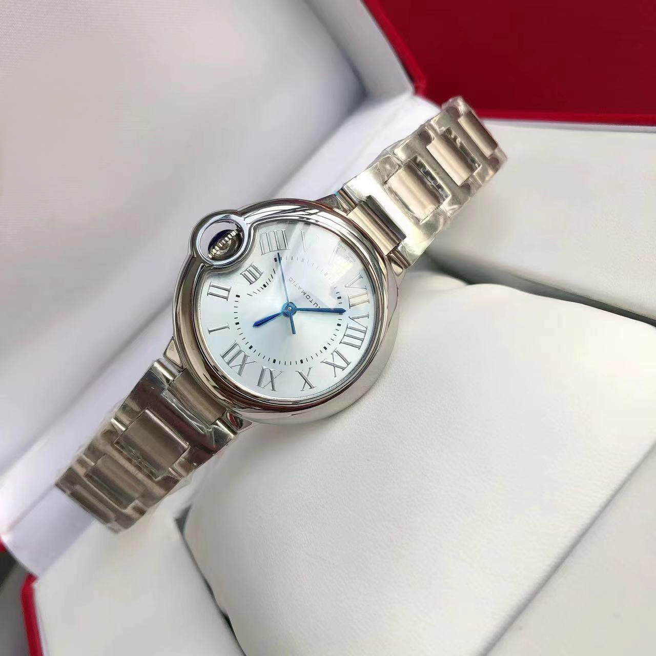 

Mens Womens Watches B Balloon Roman Numerals Automatic Mechanical Leisure watch, Color 8