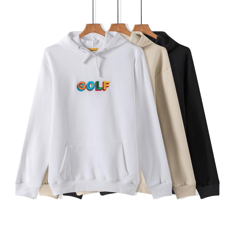 Sweats ￠ capuche masculine Sweatshirts broderie Golf Wang Tyler Le cr￩ateur Harajuku hommes femmes hip hop streetwear japonais Brandmen's