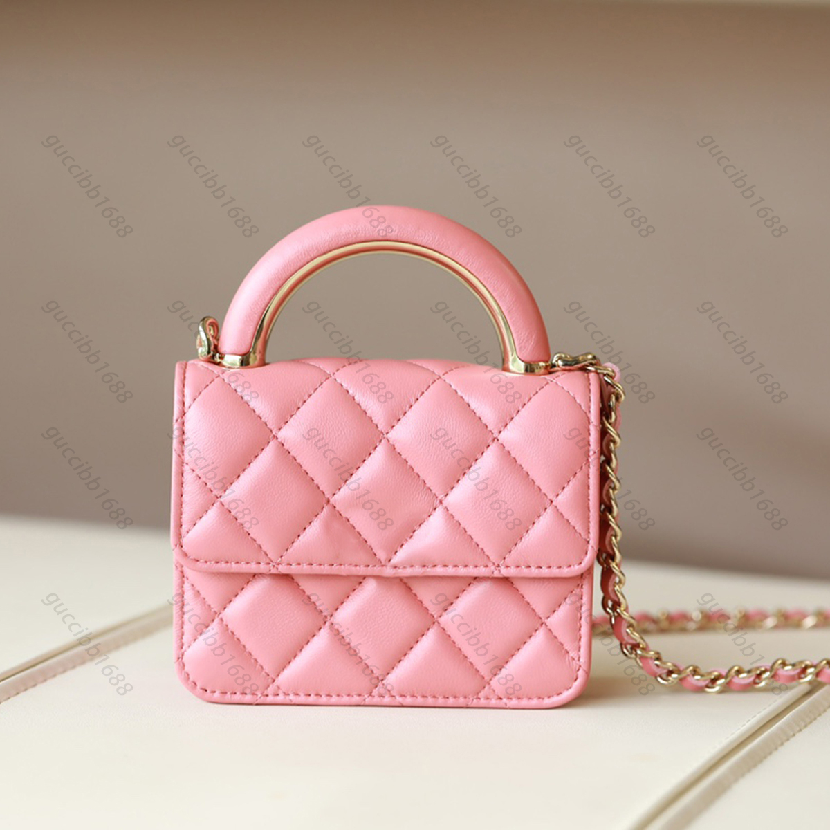 

Top Tier 10A Mirror Quality Luxuries Designers Mini Handle Bag Womens Real Leather Lambskin Quilted Flap Black Purse Shoulder Box Bag Card Holder Wallet On Chain, Upload pics contact us
