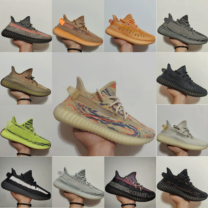 

High Quality Mens Womens kanye v2 Casual Shoes 3M Reflective Sneakers yeezys 350 shoe yezzy, 07