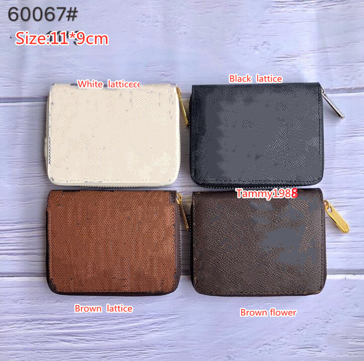 High quality Embossing and Printing Mens Short Zipper Wallet mini Style Women Purses Clutch Wallets Leather Purse Card Holder