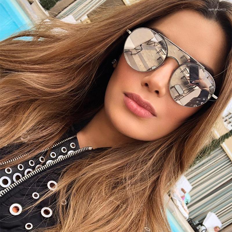 

Sunglasses Retro Steampunk Ladies Shades European And American Round Frame Men's Trendy Outdoor GlassesSunglasses