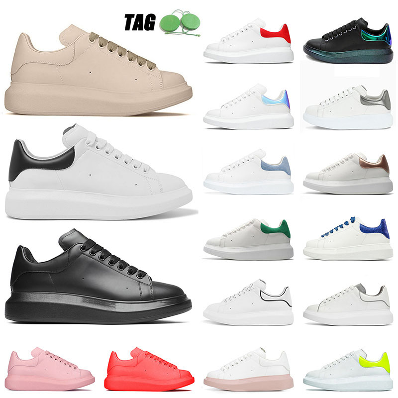 

Mens Womens Famous Designer Shoes Top Quality Black White Leather Platforms Casual Shoe 36-45, A17 36-40