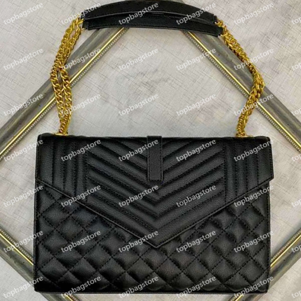 LouLou Envelope Bags Designer High Quality Chain Shoulder Bags Fashion Leather Crossbody Cross Body Bag Luxury Lady Woen Paris Classic Pochette S