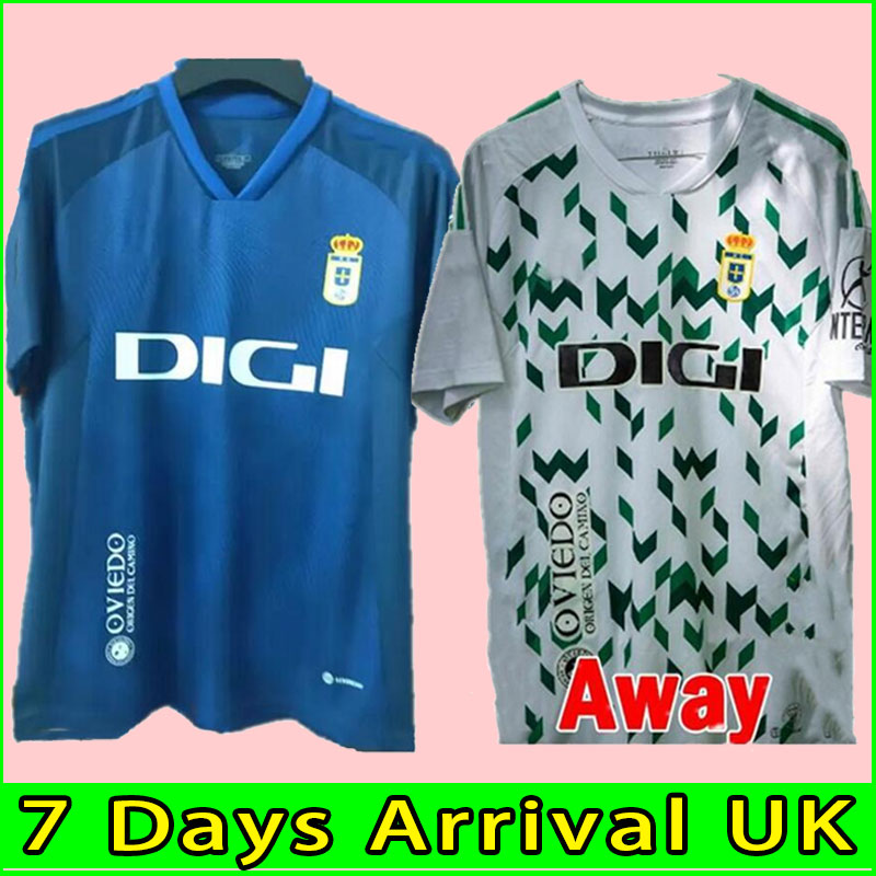 

Camisetas de futbol 22 23 Real Oviedo Soccer Jerseys 2022 2023 BARCENAS JOHANNESSON IBRA Football Shirt R.FOLCH Y.MOSSA mens kit home away