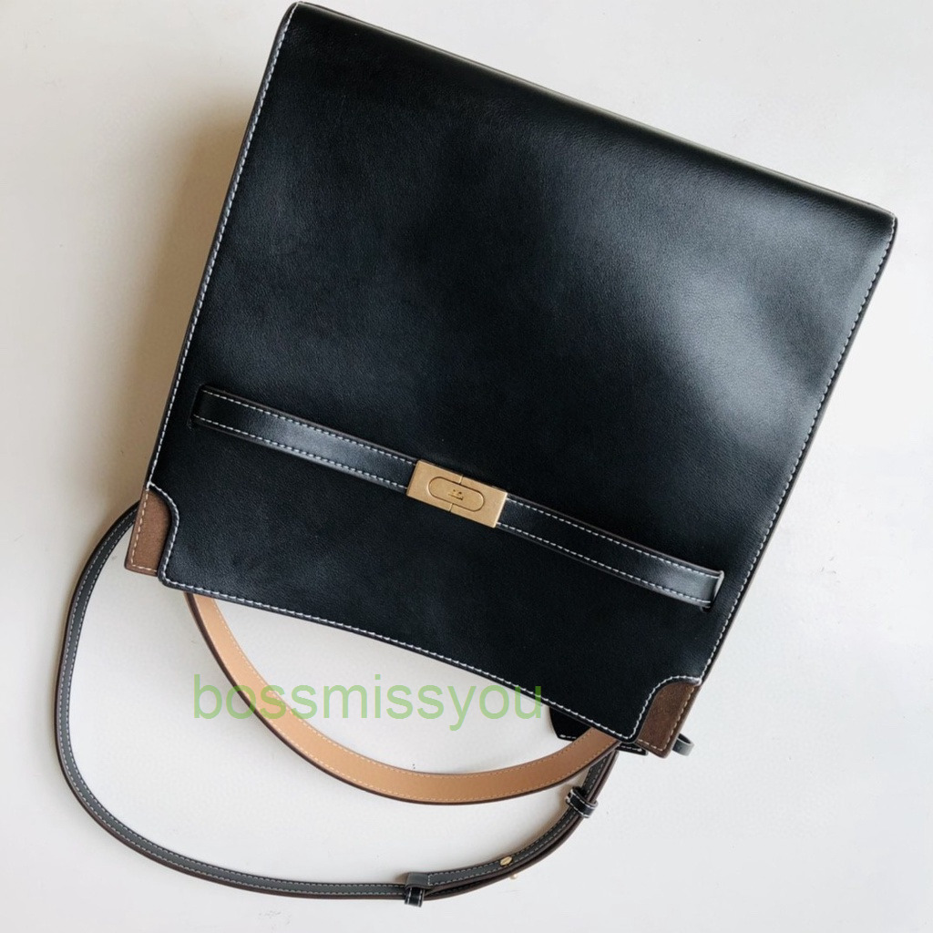 Sac 2022 Sacs de créateurs TB Messenger Raincoat Single épaule à vache magnétique Sacs en cuir 424c