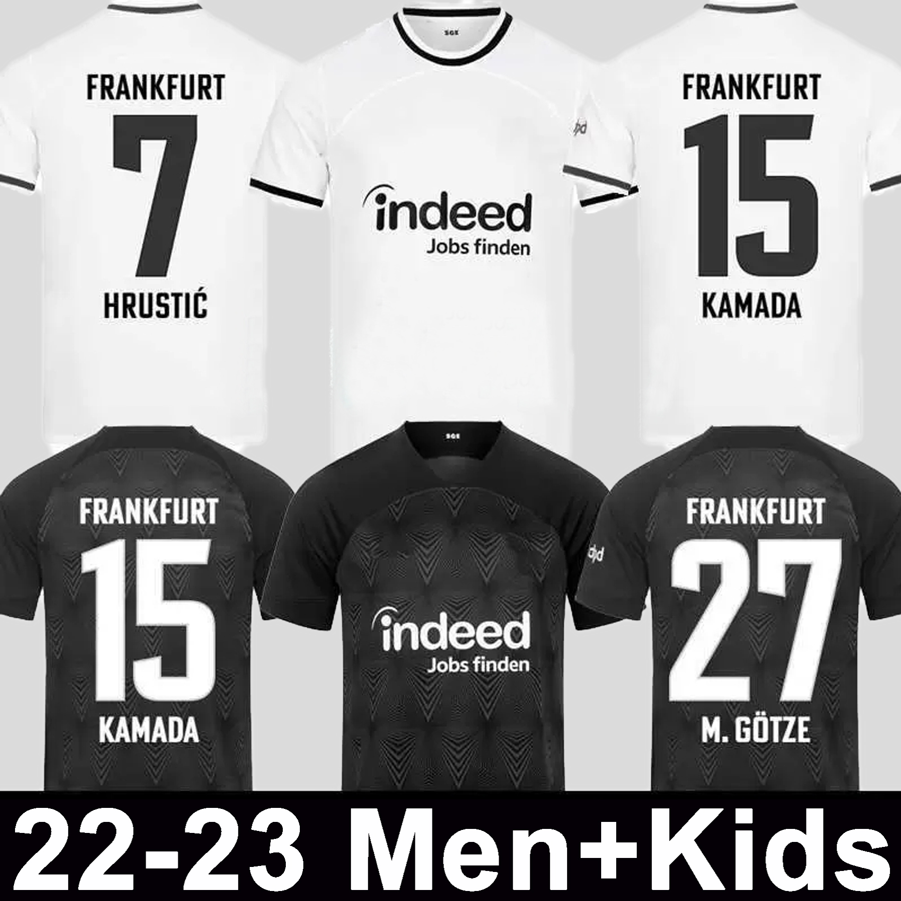 

21 22 23 Eintracht Frankfurt FINAL soccer jersey cup league final BUDAPEST 2021 2022 2023 SOW Borre KOSTIC HAUGE Younes football men kids KAMADA HINTEREGGER shirts, 21 22 third adult