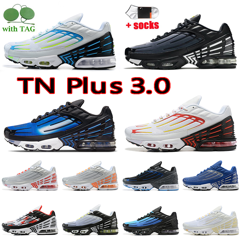 2022 Femmes Hommes Tuned III TN Plus 3 Chaussures De Course Avec Des Chaussettes TN3 Jogging Sport Baskets Laser Bleu Obsidienne Violet Or New Yo
