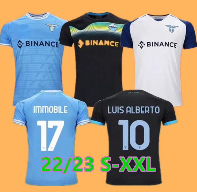 

22 23 Lazio soccer jerseys home away third 2022 2023 F. Anderson PEDRO football shirt LUIS ALBERTO IMMOBILE SERGEJ LAZZARI Zaccagni Men Kids kits maglia da calcio top