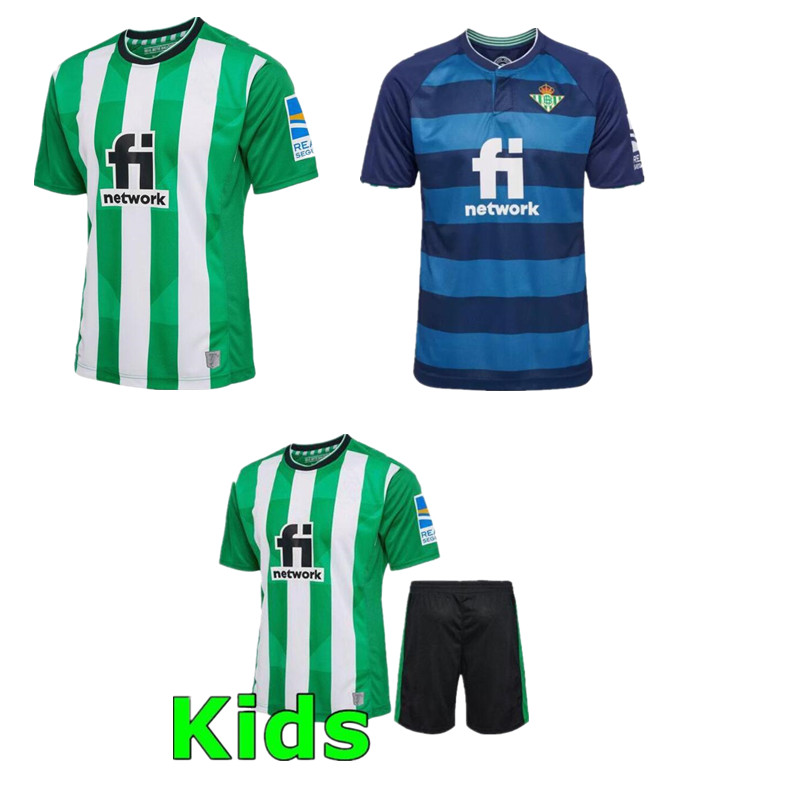 

21 22 23 real Betis soccer Jerseys JOAQUIN B.Iglesias camiseta de futbol Juanmi CANALES Fekir, Black